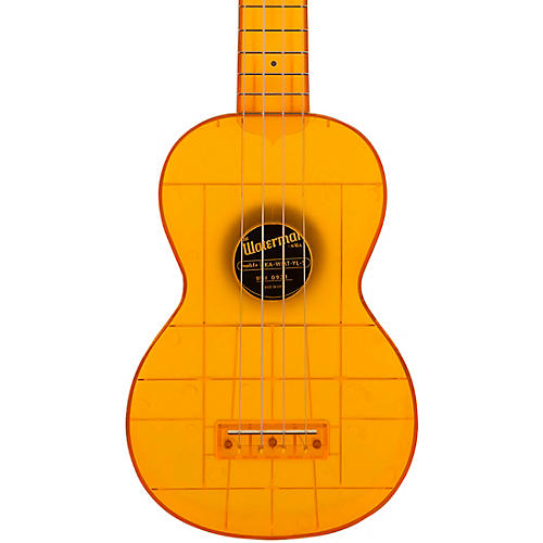 Kala KA-WMT Soprano Waterman Ukulele Transparent Amber Yellow