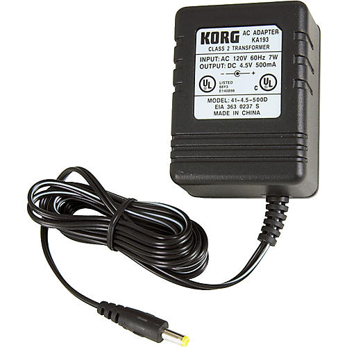 Korg KA193 4.5V Adapter for PX4, PX4B, and PXR4