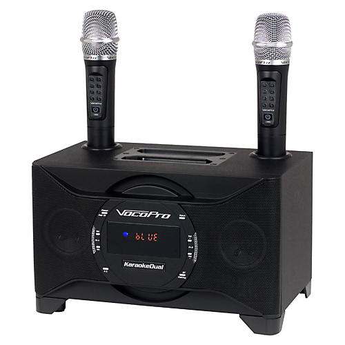VocoPro KARAOKEDUAL All-In-One Karaoke Boom Box with Wireless Mics Condition 2 - Blemished Regular 194744182440