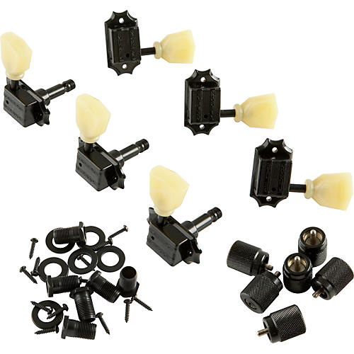 KB3L Keystone Locking Guitar Tuning Machines - 3-Per-Side Bolt Bushing