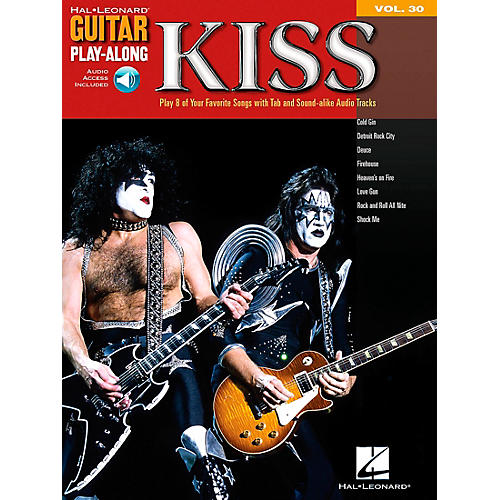 KISS Guitar Play-Along Series Book (Book/Audio Online)