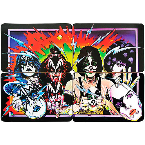 KISS Unmasked - Drink Coaster Set of 4