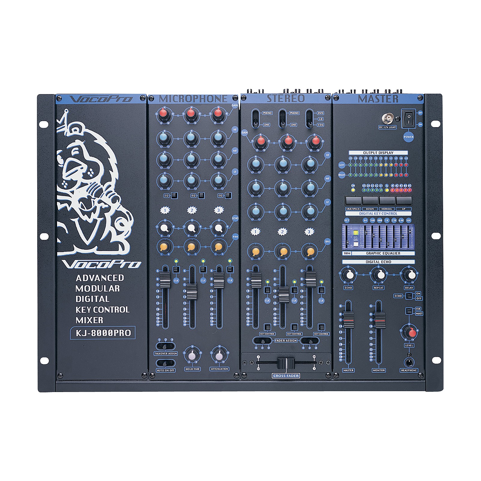 VocoPro KJM8000 PRO Digital DJ & KJ Karaoke Mixer Musician's Friend