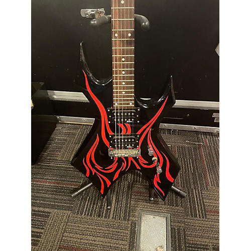 B.C. Rich KKW Solid Body Electric Guitar Red and Black