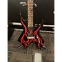 Used B.C. Rich KKW Solid Body Electric Guitar Red and Black