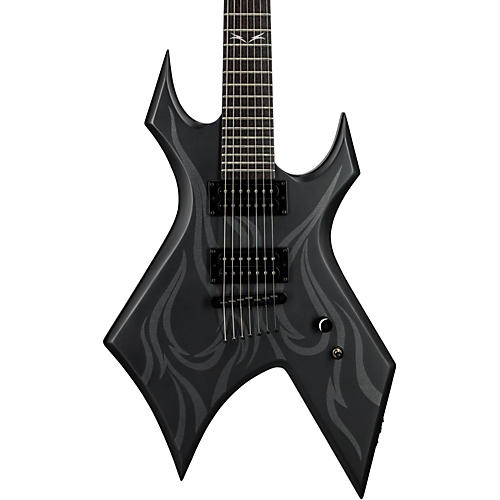 KKW37-SBK Kerry King Signature Series Warlock 7-String Electric Guitar