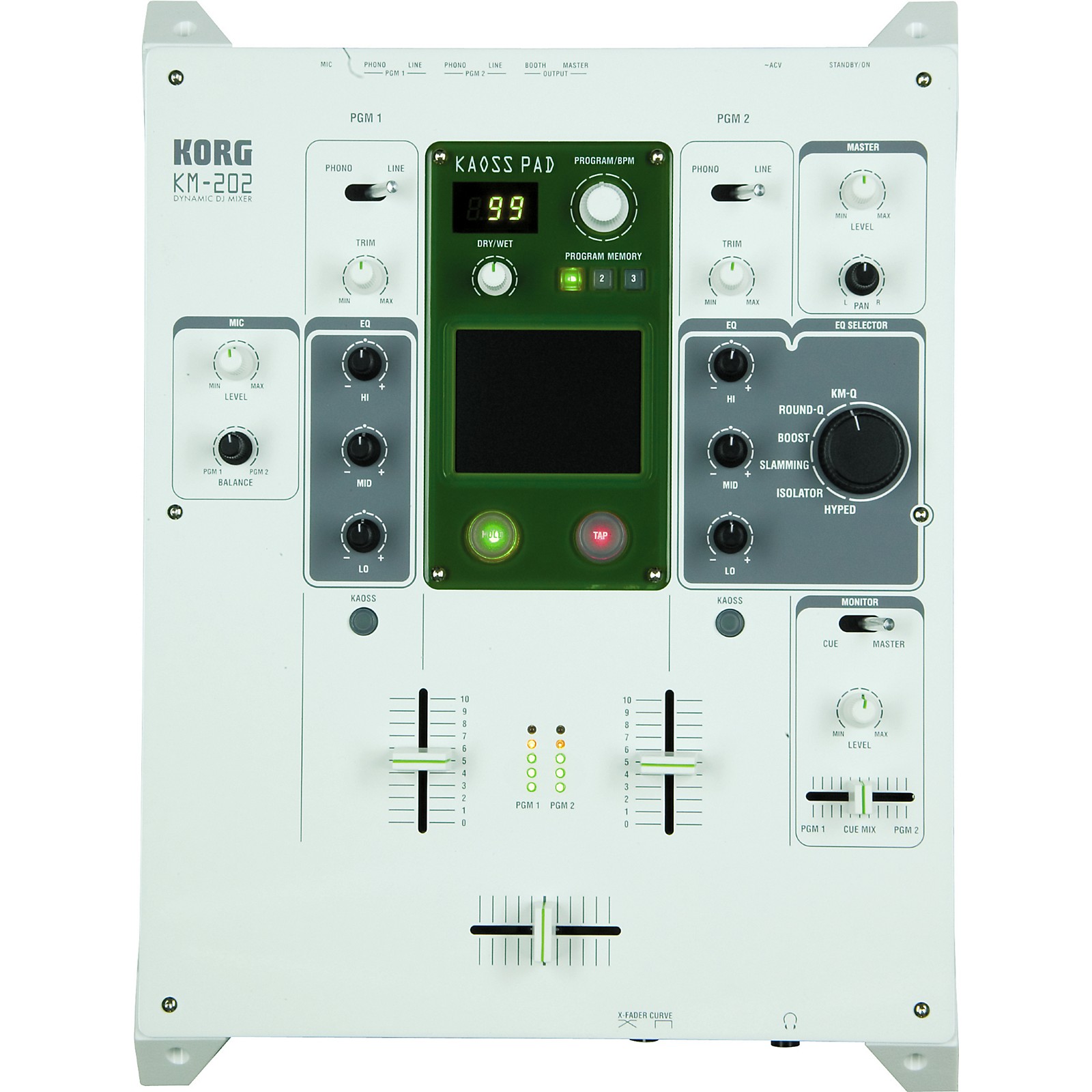 Korg KM-202 2-Channel KAOSS DJ Mixer | Musician's Friend