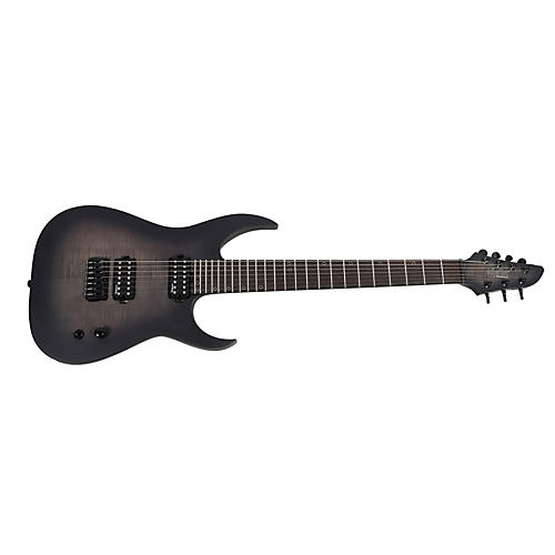 Schecter Guitar Research KM-7 MK-III Legacy 7-String Electric Guitar Condition 3 - Scratch and Dent Transparent Black Burst 197881360054
