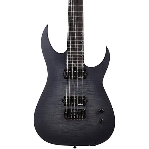 Schecter Guitar Research KM-7 MK-III Legacy 7-String Electric Guitar Transparent Black Burst