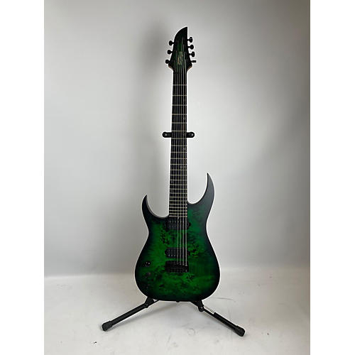 Schecter Guitar Research KM-7 MKIII LH Standard Solid Body Electric Guitar Toxic Green