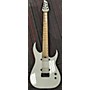 Used Schecter Guitar Research KM7 7 String Solid Body Electric Guitar White