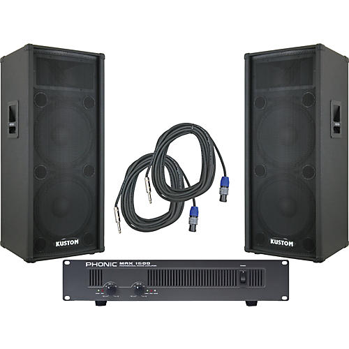 KPC215H / Phonic MAX 1600 Spr & Amp Package