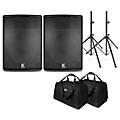 Kustom KPX Passive Speaker Package With Stands and Tote Bags 12