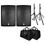 Kustom KPX Passive Speaker Package With Stands and Tote Bags 15