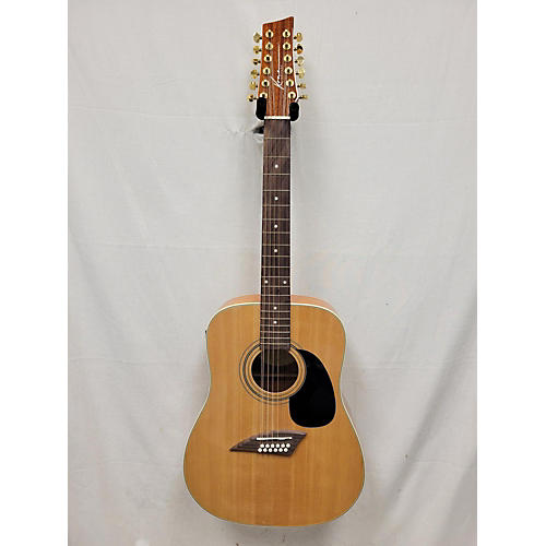 Kona KS12NE 12 String Acoustic Electric Guitar Natural