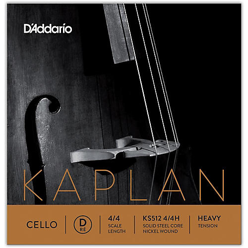 D'Addario KS512 Kaplan Solutions 4/4 Cello D String 4/4 Size Heavy