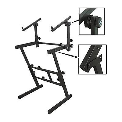 On-Stage Stands KS7365-EJ Folding Heavy-Duty Dual-Tier Z Stand
