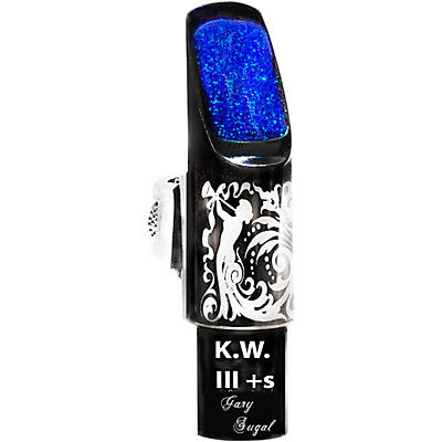 Sugal KW III + s Laser Enhanced Black Hematite Tenor Saxophone Mouthpiece