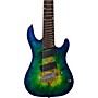 Open-Box Cort KX Series 8 String Multi-Scale Electric Guitar Condition 1 - Mint Mariana Blue Burst