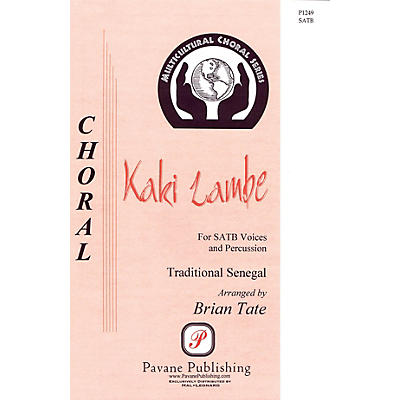PAVANE Kaki Lambe SATB arranged by Brian Tate