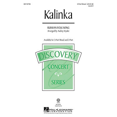 Hal Leonard Kalinka (Discovery Level 2) 2-Part Arranged by Audrey Snyder