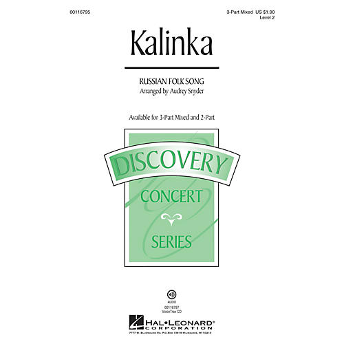 Hal Leonard Kalinka (Discovery Level 2) 2-Part Arranged by Audrey Snyder