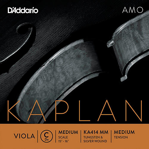 D'Addario Kaplan Amo Series Viola C String 15 to 16 in., Medium