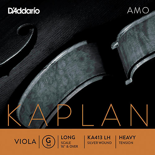 D'Addario Kaplan Amo Series Viola G String 16+ in., Heavy