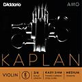 D'Addario Kaplan Amo Series Violin E String 1/2 Size, Medium3/4 Size, Medium