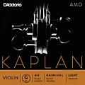 D'Addario Kaplan Amo Series Violin G String 4/4 Size, Heavy4/4 Size, Light