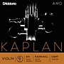 D'Addario Kaplan Amo Series Violin G String 4/4 Size, Light