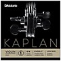 D'Addario Kaplan Golden Spiral Solo Series Violin E String 4/4 Size Solid Steel Extra Heavy Loop End