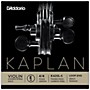 D'Addario Kaplan Golden Spiral Solo Series Violin E String 4/4 Size Solid Steel Heavy Loop End