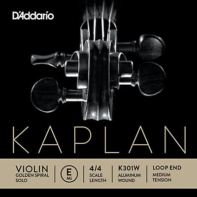 D'Addario Kaplan Golden Spiral Solo Wound Series Violin E String