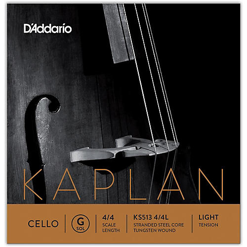 D'Addario Kaplan Series Cello G String 4/4 Size Light