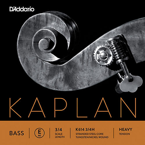 D'Addario Kaplan Series Double Bass E String 3/4 Size Heavy