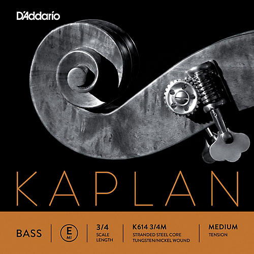 D'Addario Kaplan Series Double Bass E String 3/4 Size Medium