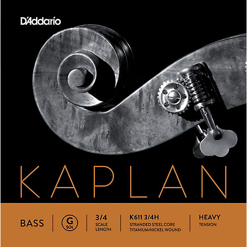 D'Addario Kaplan Series Double Bass G String 3/4 Size Heavy