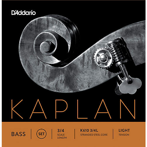 D'Addario Kaplan Series Double Bass String Set 3/4 Size Light
