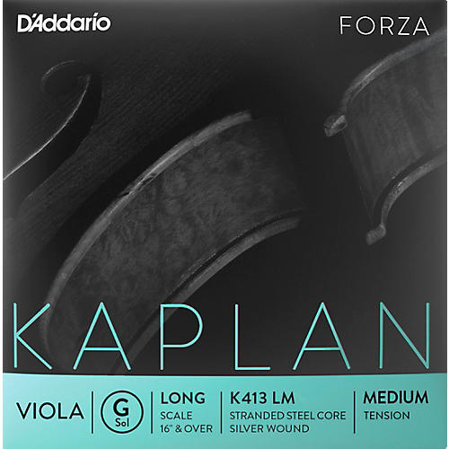 D'Addario Kaplan Series Viola G String 16+ Long Scale Medium