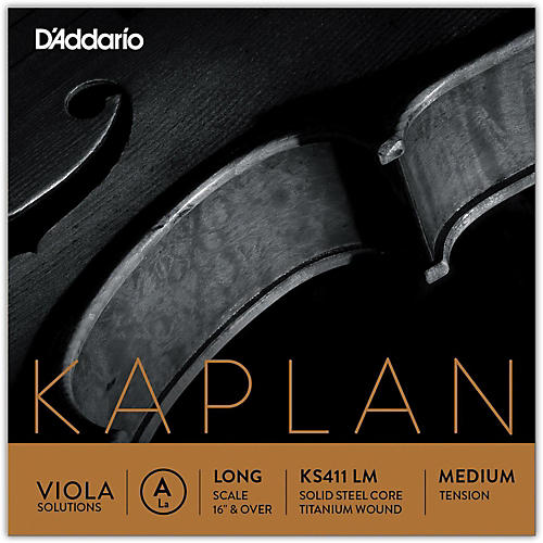 D'Addario Kaplan Solutions Series Viola A String 16+ Long Scale Medium