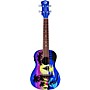 Luna Guitars Kauwela Summer Concert Acoustic-Electric Ukulele Custom Graphic