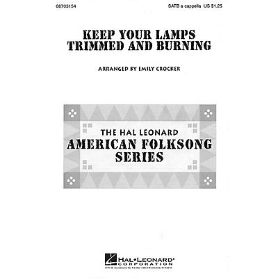 Hal Leonard Keep Your Lamps Trimmed and Burnin' SATB a cappella arranged by Emily Crocker