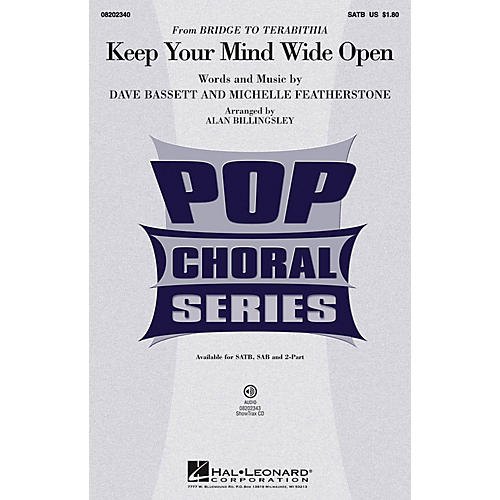 Hal Leonard Keep Your Mind Wide Open 2-Part by AnnaSophia Robb Arranged by Alan Billingsley