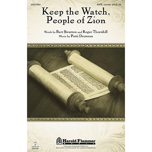 Shawnee Press Keep the Watch, People of Zion SATB composed by Patti Drennan