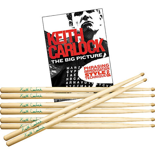 Keith Carlock Drumstick DVD Pack with Free Pair of Sticks