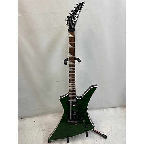 Jackson Kelly KEXQ Solid Body Electric Guitar Trans Green