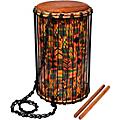 X8 Drums Kente Cloth Dundun with Sticks 12 in.10 in.