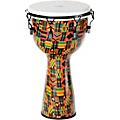 X8 Drums Kente Cloth Key-Tuned Djembe with Synthetic Head 10 x 18 in.12 x 24 in.