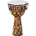 X8 Drums Kente Cloth Key-Tuned Djembe with Synthetic Head 12 x 24 in.14 x 26 in.
